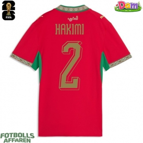 Marocko Achraf Hakimi #2 Hemmatröja Kvinnor VM 2026 Kortärmad